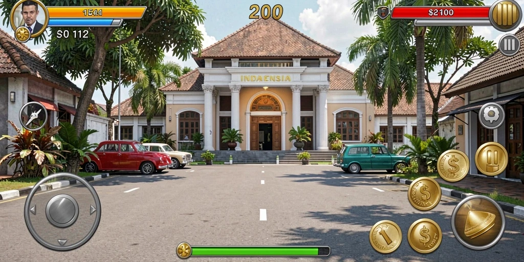 9939 - Gambaran level yang penuh warna dan detail menarik.